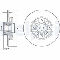 COMLINE ADC3018 - Disco de freno - Comline