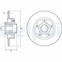 COMLINE ADC3013 - Disco de freno - Comline