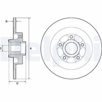 COMLINE ADC3024 - Disco de freno - Comline