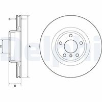 COMLINE ADC2876V - Disco de freno