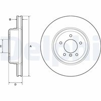 BLUE PRINT ADB114386 - Disco de freno