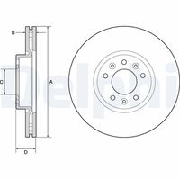 COMLINE ADC2848V - Disco de freno - COATED