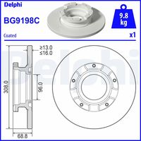 COMLINE ADC3038 - Disco de freno - Comline