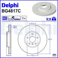 COMLINE ADC2804V - Disco de freno - COATED
