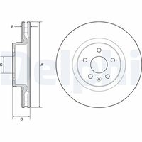 COMLINE ADC5113V - Disco de freno - Comline