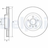 COMLINE ADC2915V - Disco de freno - Comline