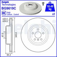 COMLINE ADC5108V - Disco de freno - Comline