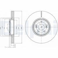COMLINE ADC1553V - Disco de freno - Comline