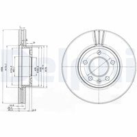COMLINE ADC1472V - Disco de freno - COATED