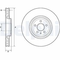 COMLINE ADC2907V - Disco de freno - COATED