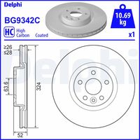 COMLINE ADC5057V - Disco de freno - COATED
