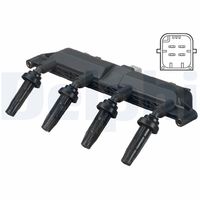 DELPHI CE20011-12B1 - Bobina de encendido
