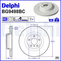 COMLINE ADC2876V - Disco de freno