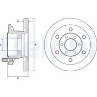 COMLINE ADC9128 - Disco de freno