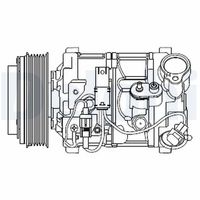 DELPHI CS20545 - Compresor, aire acondicionado