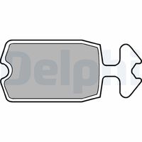 DELPHI LP100 - Juego de pastillas de freno