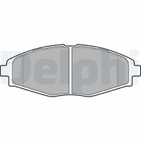 DELPHI LP1390 - Juego de pastilla, freno de estacionamiento de disco