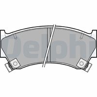 DELPHI LP1590 - Juego de pastillas de freno