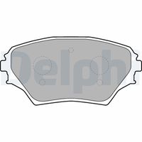 DELPHI LP1632 - Juego de pastillas de freno