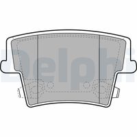 DELPHI LP2035 - Juego de pastillas de freno