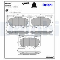 DELPHI LP1782 - Juego de pastillas de freno