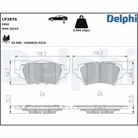BREMBO P83178 - Juego de pastillas de freno - PRIME LINE