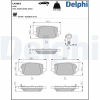 BLUE PRINT ADBP420162 - Juego de pastillas de freno