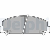 DELPHI LP403 - Juego de pastilla, freno de estacionamiento de disco