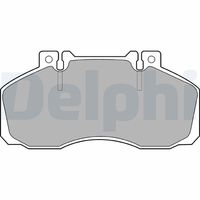 DELPHI LP662 - Juego de pastillas de freno