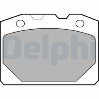 DELPHI LP92 - Juego de pastilla, freno de estacionamiento de disco