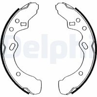 BREMBO S49502 - Juego de zapatas de frenos - ESSENTIAL LINE