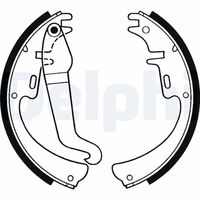 DELPHI LS1144 - Juego de zapatas de frenos