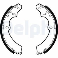 DELPHI LS1331 - Juego de zapatas de frenos