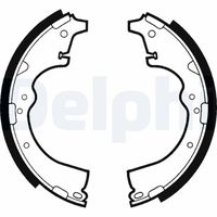 DELPHI LS1409 - Juego de zapatas de frenos