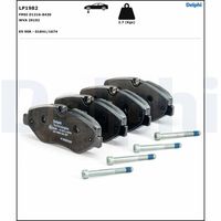 DELPHI LP1982 - Juego de pastilla, freno de estacionamiento de disco