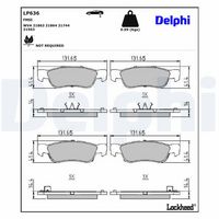 DELPHI LP636 - Juego de pastillas de freno