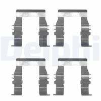 DELPHI LX0171 - Kit de accesorios, pastillas de frenos