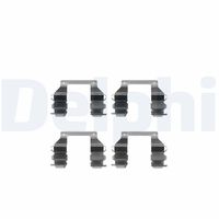 DELPHI LX0200 - Kit de accesorios, pastillas de frenos