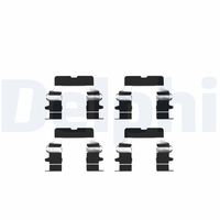 DELPHI LX0225 - Kit de accesorios, pastillas de frenos