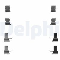 DELPHI LX0259 - Kit de accesorios, pastillas de frenos