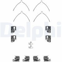 DELPHI LX0265 - Kit de accesorios, pastillas de frenos