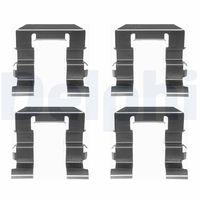 DELPHI LX0308 - Kit de accesorios, pastillas de frenos