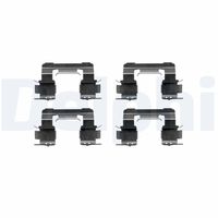 DELPHI LX0351 - Kit de accesorios, pastillas de frenos