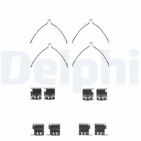 DELPHI LX0373 - Kit de accesorios, pastillas de frenos