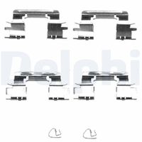 DELPHI LX0385 - Kit de accesorios, pastillas de frenos
