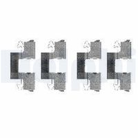 DELPHI LX0474 - Kit de accesorios, pastillas de frenos