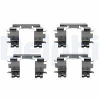 DELPHI LX0433 - Kit de accesorios, pastillas de frenos