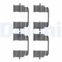 DELPHI LX0487 - Kit de accesorios, pastillas de frenos