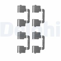 DELPHI LX0506 - Kit de accesorios, pastillas de frenos