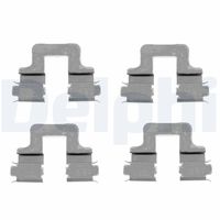 DELPHI LX0379 - Kit de accesorios, pastillas de frenos